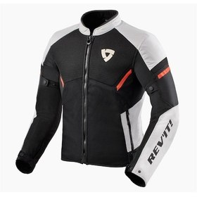 Resim Revit Gt-r Air 3 Beyaz Kırmızı Yazlık Motosiklet Montu 