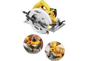 Resim Lieber German LGT1200 Bakır Sargılı 185 mm Açılı Ahşap Sunta Kesme Daire Testere Makinesi 