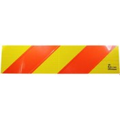 Resim Badem10 Tüvtürk Uyumlu E37 Reflektörlü Fosforlu Tır Kamyon Dorse Çekici Arkası Bant 14 Cm X 56.5 Cm 1 Çift 