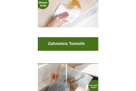 Resim Buğz 3 Metre Pvc Şeffaf Kaplama Kaydırmaz Dolap Içi Kaymaz Kaydırmaz Eva Raf Örtüsü 