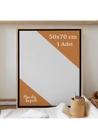 Resim Gold Çerçeveli Tuval 50 x 70 CM Yatay & Dikey Profesyonel %100 Pamuk Boş Tablo 