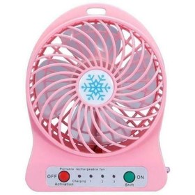 Resim Genel Markalar 3 Kademeli Şarjlı Masa Üstü Usb Mini Taşınabilir Vantilatör Fan 