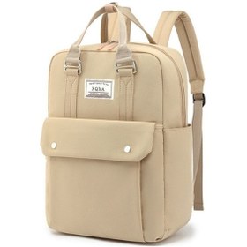 Resim Mufunye Dizüstü Bilgisayar Sırt Çantası, Basit Ve Çok Yönlü, Sıçramaya Dayanıklı, Kayısı Rengi/16 İnç Çok Renkli 