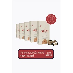 Resim The Whirl Lungo Medium Kapsül Kahve 5'li Fırsat Paketi 50 Kapsül 
