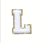 Resim arredamento Termos Uyumlu L Harfi Beyaz Sticker 