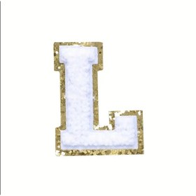 Resim arredamento Termos Uyumlu L Harfi Beyaz Sticker 