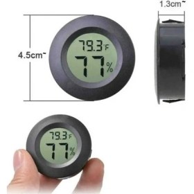 Resim Wellhise Tpm-13 Gömme Tipi Mini Termometre Nem Ölçer Probsuz 