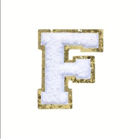 Resim arredamento Termos Uyumlu F Harfi Beyaz Sticker 