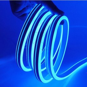 Resim Kcl060 25 Metre Cob Şerit Neon 800 Lümen Led 220v Günışığı Ip65 Dış Mekan Uyumlu Mavi 
