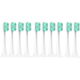 Resim Blueleskyy Xiaomi Mijia T300/T500 Elektrikli Diş Fırçası Için Yedek Fırça Başlıkları, Yumuşak Kıllı Başlıklar, Kapaklı, Mühürlü Paket, C (Yurt Dışından) 