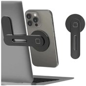 Resim Willowhaven Siyah 10 13 Inç Ayarlanabilir Laptop Stand Manyetik Telefon Tutucu Alüminyum Monitör Askı Siyah 
