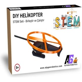 Resim ALPGEN ROBOTICS STEM Helikopter Seti - Çocuklar İçin Eğlenceli ve Eğitici Montaj Oyuncağı 