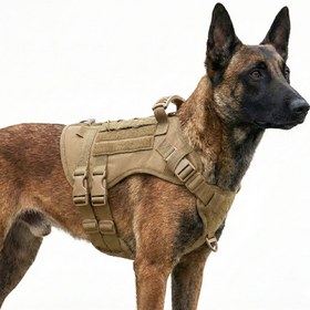 Resim Taktik K9 Köpek Göğüs Tasması Kaçış Önleyici 68208 - Yeşil / L 