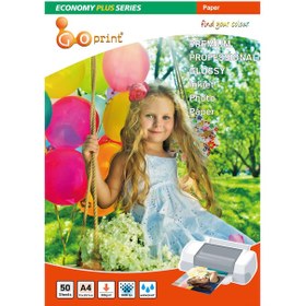 Resim Goprint Economy Plus Serisi Glossy A4 21X29.7 CM Fotoğraf Kağıdı 