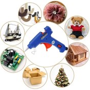 Resim Kenpool 20w Silikon Küçük Silikon Mum Tabancası Isı Sıcaklık Elektrikli Isı Tamir Aracı 