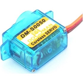 Resim Dm-S0050 Servo Motor Rc Doman Mikro Plastik Dişli 1Kg.Cm Tork 