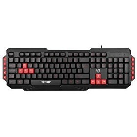 Resim Hytech HYK-46 Gamy Siyah USB Kırmızı Tuşlu Q Gaming Oyuncu Klavyesi 