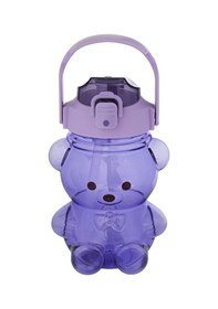 Resim Relaxion Boyun Askılıklı, Hediyeli, İthal Lüx Ayıcıklı Mor Matara 1100 Ml. 449 Açık Mor 