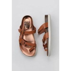 Resim Bueno Shoes Taba Parlak Deri Kadın Parmak Arası Terlik 01WS11000 01WS11000 