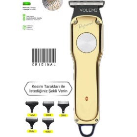 Resim Belle Fusion 00085 Profesyonel USB Şarjlı Berber Tıraş Makinesi Saç Sakal Tıraş Makinası Erkek Bakım Seti 