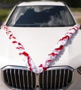 Resim Macline Araba İçin Düğün Süslemesi Şerit 13629620 