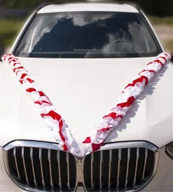 Resim Macline Araba İçin Düğün Süslemesi Şerit 13629620 