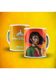 Resim Disney Mulan Baskılı Kupa Bardak Beyaz 