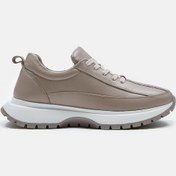 Resim Cees Vizon Hakiki Deri Kadın Sneaker Vizon 