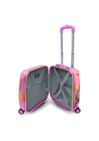 Resim Coral High İki Kız Baskılı Kız Çocuk Pembe Çocuk Valizi - 16790 Çok Renkli 