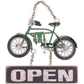Resim Dekoratif Metal Kapı Yazısı Bisiklet Vintage Hediyelik 