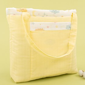 Resim Bebek Bakım Çantası - Sarı Muslin - Sarı Bulut 