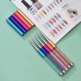 Resim 5'li Profesyonel Nail Art Fırça Seti 
