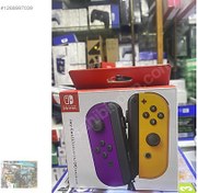 Resim Nintendo Joy-Con Mor-Turuncu Kablosuz Switch Oyun Kolu 