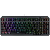 Resim Asus TUF Gaming K3 RD/TR Gen II Red Switch Kablolu Türkçe RGB Optik Mekanik Gaming Klavye 