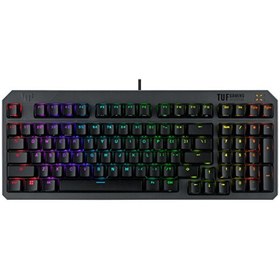 Resim Asus TUF Gaming K3 RD/TR Gen II Red Switch Kablolu Türkçe RGB Optik Mekanik Gaming Klavye 