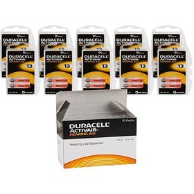 Resim Duracell 13 Numara Işitme Cihazı Pili 10 X 6'Lı Paket 60 Adet Pil 