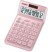 Resim Casio JW-200SC-PK 12 Haneli Masaüstü Pembe Hesap Makinesi 