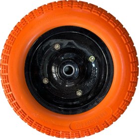 Resim Doğru İş Profesyonel Patlamaz Yeni Nesil Pu El Arabası Tekeri Sağlam Uzun Ömürlü Rulman Bilyalı 