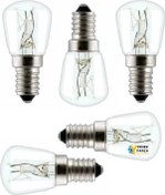 Resim Luxell Uyumlul Uyumlu Ankastre Davlumbaz Buzdolabı Fırın 15 Watt Mini Halojen Ampül 5 Adet 