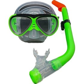 Resim Soulader Çocuklar İçin Neopren Dalış Elbisesi Su Geçirmez Isıtmalı Yüzme Kıyafeti Yeşil 