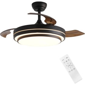 Resim Dlc Vespero LED Tavan Vantilatörü Kumandalı 106 cm 