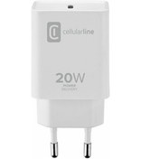 Resim Cellularline Usb-C Şarj Cihazı Apple 20w Mini Beyaz Cellular Line