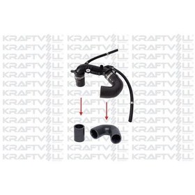 Resim Kraftvoll 10034602 Turbo Borusu Hortumu 3 Kat Polyester Kullanılmıştır Renault Kangoo Iı 1.5 Dcı Renault Clio Iı Clio 8200770644 