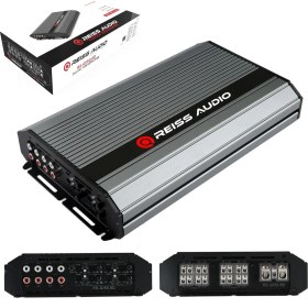 Resim Reıss Audıo RS-Q150.8D Oto Anfi Stereo 8X150 Watt 8 Kanal 