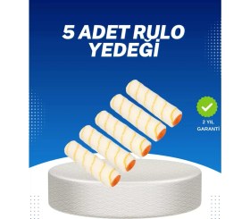 Resim Zenvia 5’li Emülsiyon Boya Rulosu Duvar ve Tavan Uygulamasına Uygun 