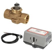 Resim Honeywell Zon Kontrol Vana Seti 2 Yollu 1''+ Motor 220V + Kablo 