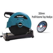 Resim Stilmax PK+T355 3300 W Profil Kesme Makinesi + Kesme Taşı 