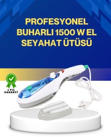 Resim teknodayım Kompakt Buharlı Ütü 1500W | Tüm Yüzeyler İçin Pratik ve Etkili 