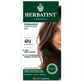 Resim Herbatint Bitkisel Saç Boyası 4N Chestnut Kestane150 ml 