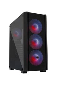 Resim Frisby FC-9440G 650W 80+ 4x120MM RGB Fan Temperli Cam Mesh USB 3.0 ATX Mid-Tower Gaming Kasa 